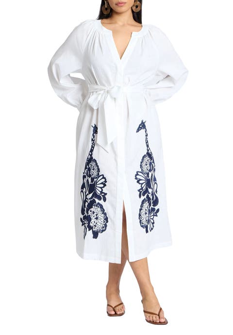 Relaxed Dress With Applique