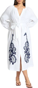 ELOQUII Relaxed Dress With Applique