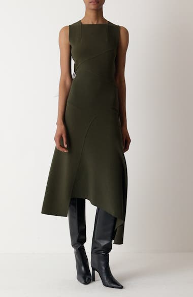 TODAYFUL サイズ36 Woollinen Asymmetry Dress 91835e20-ef4e-4f66-931e-