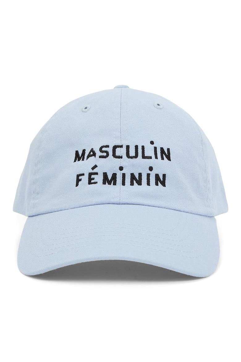 Masculin Féminin Baseball Cap, Alternate, color, BABY BLUE