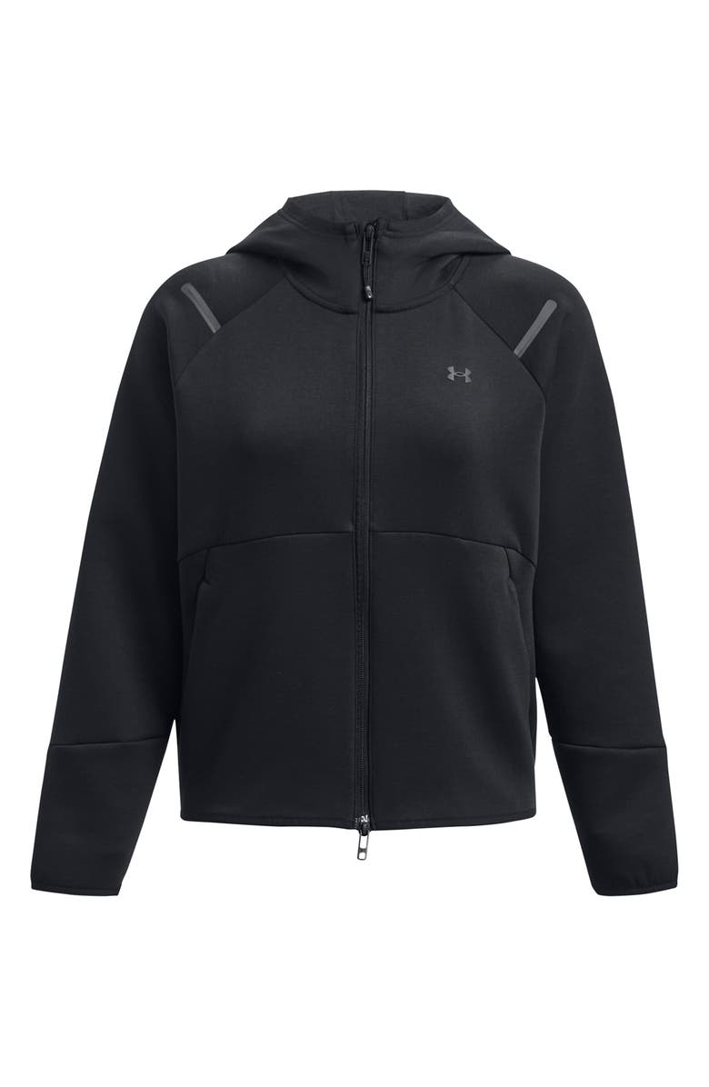 Under Armour Unstoppable Fleece Jacket, Alternate, color, Black / / Black