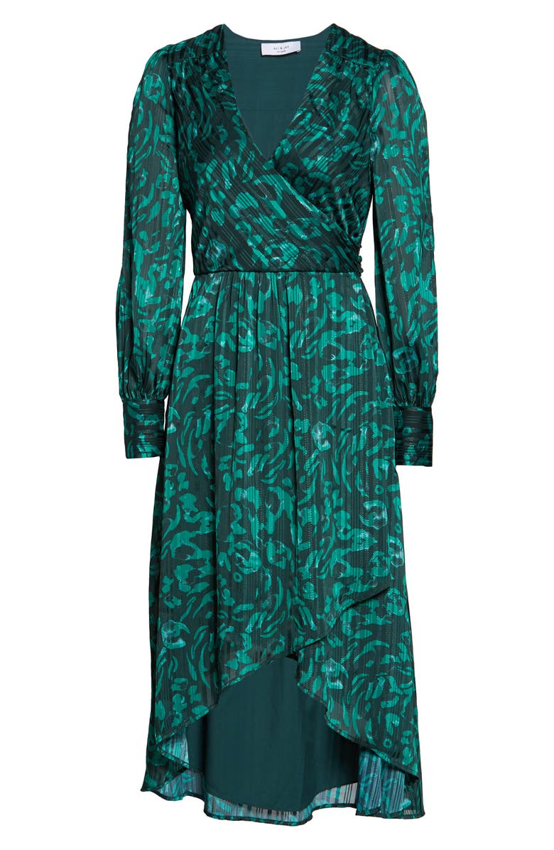 Ali & Jay No Regrets Long Sleeve Jacquard Dress, Alternate, color, 