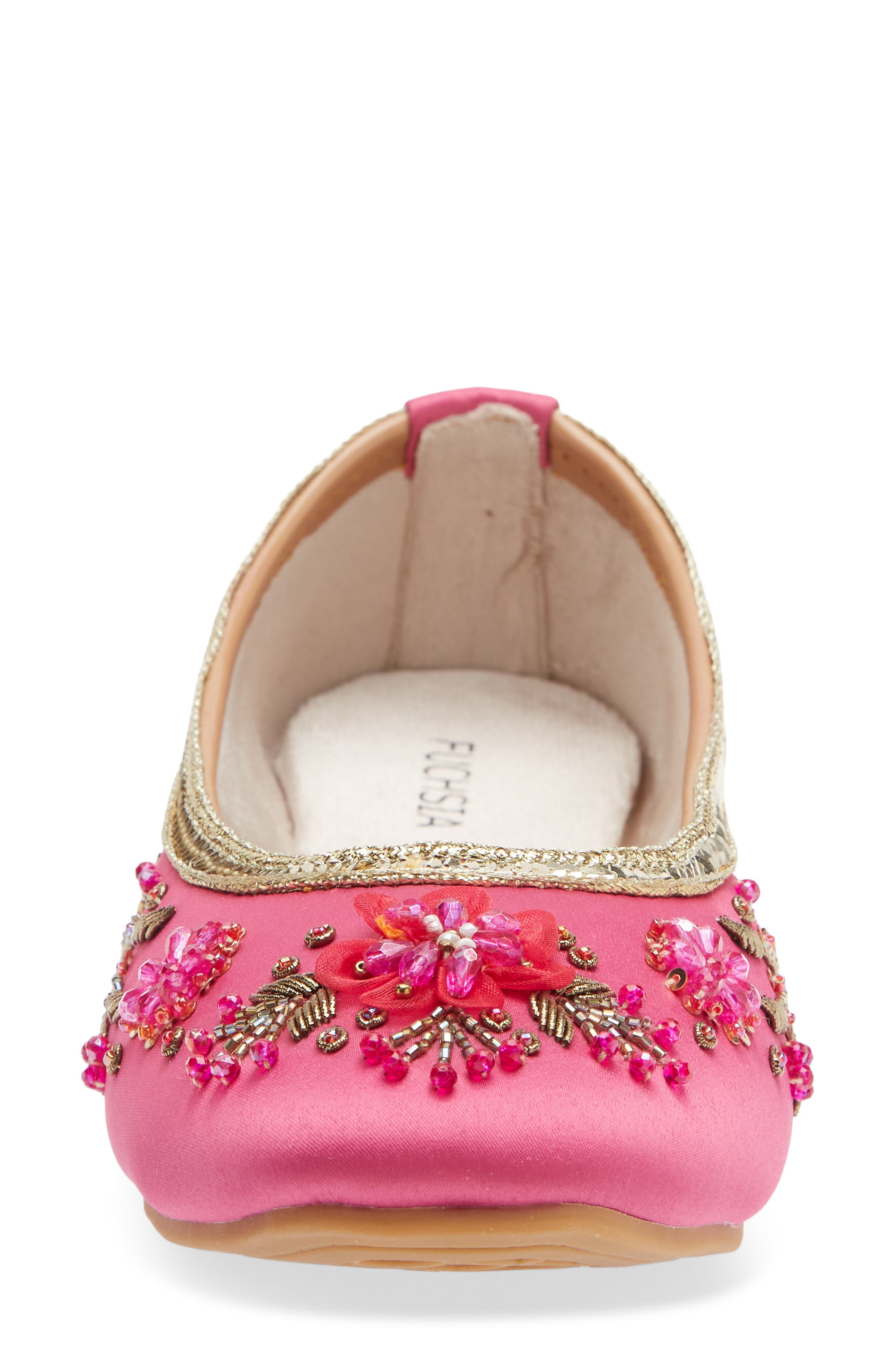Malibu Embroidered Ballet Flat, Alternate, color, PINK