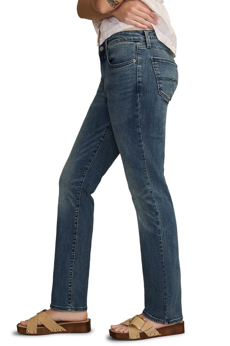 Curvy High Waist Straight Leg Jeans, Alternate, color, GEMINI