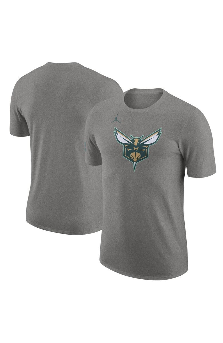 Nike Men's Nike Gray Charlotte Hornets 2023/24 City Edition Essential Warmup T-Shirt, Main, color, 