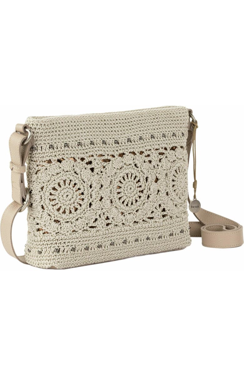 The Sak Melrose Crossbody Leather Bag, Alternate, color, Natural Medallion