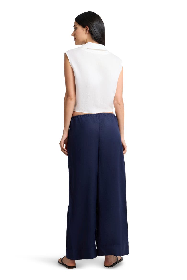 Tie Front Shirt, Alternate, color, White