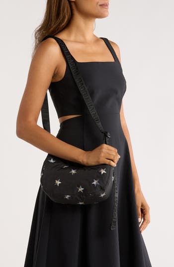 Small Recycled Nylon Crescent Bag