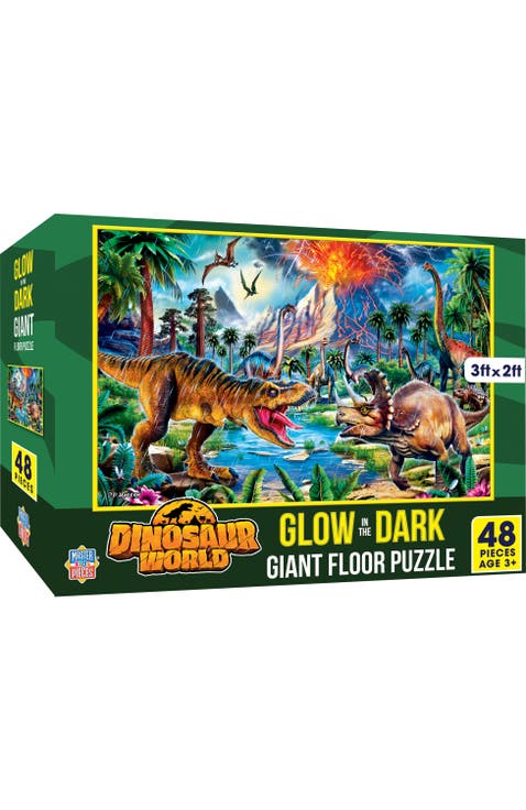 Glow in the Dark Dinosaur 48pc Puzzle