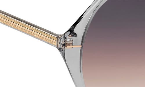 Hugo Boss Boss 56mm Geometric Sunglasses In Gray