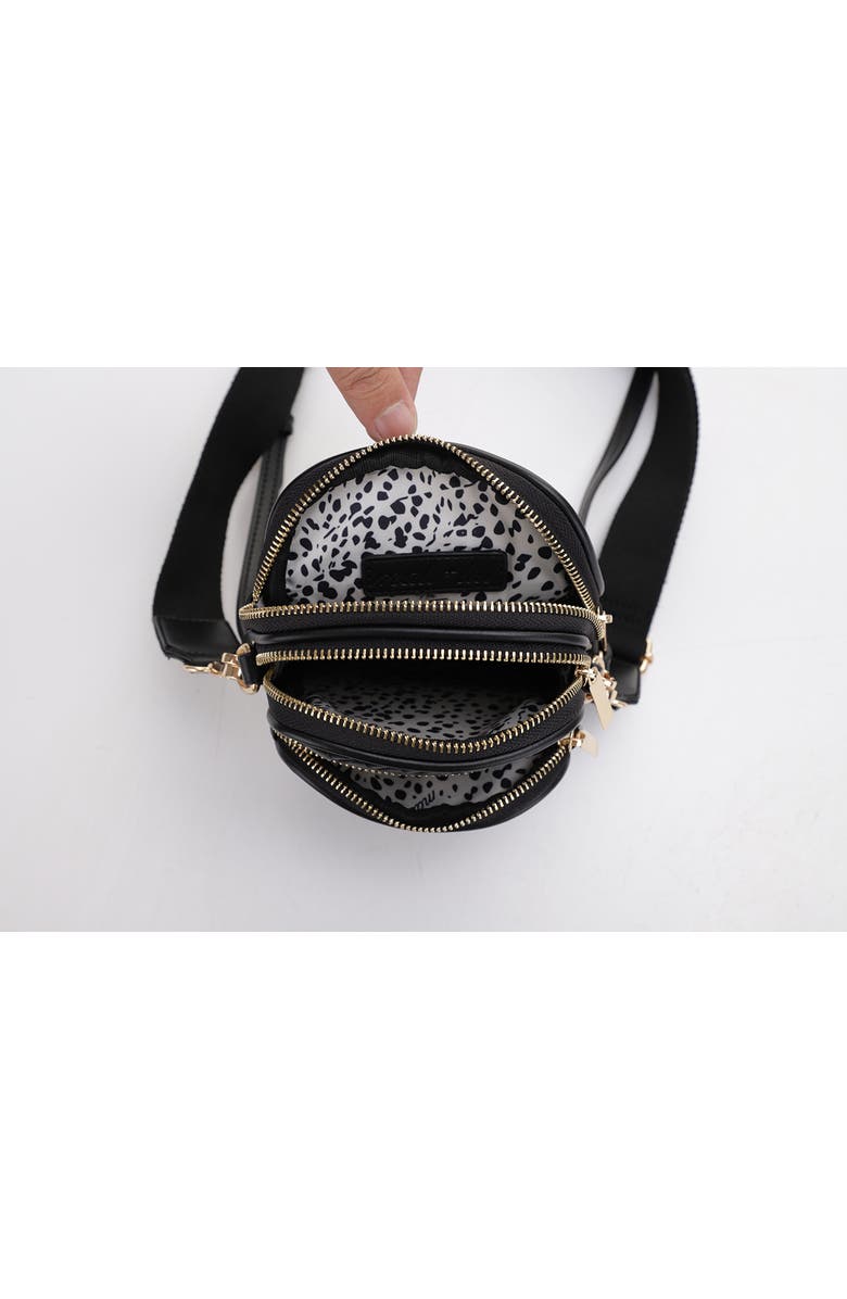 Mali + Lili Josephine Woven Vegan Leather Crossbody Bag, Alternate, color,