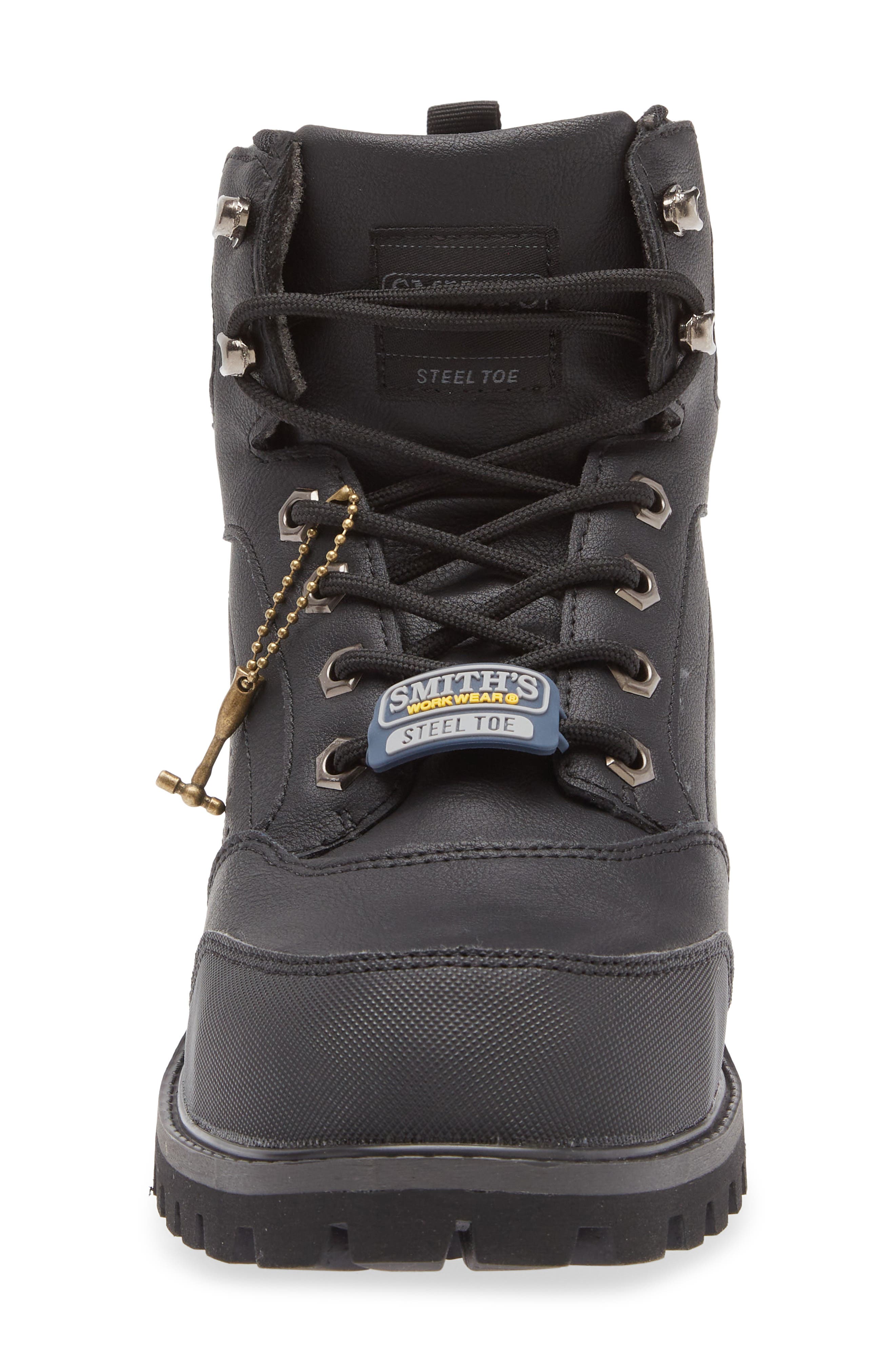 SMITHS WORKWEAR Barwick Steel Toe Lace-Up Boot, Alternate, color, 