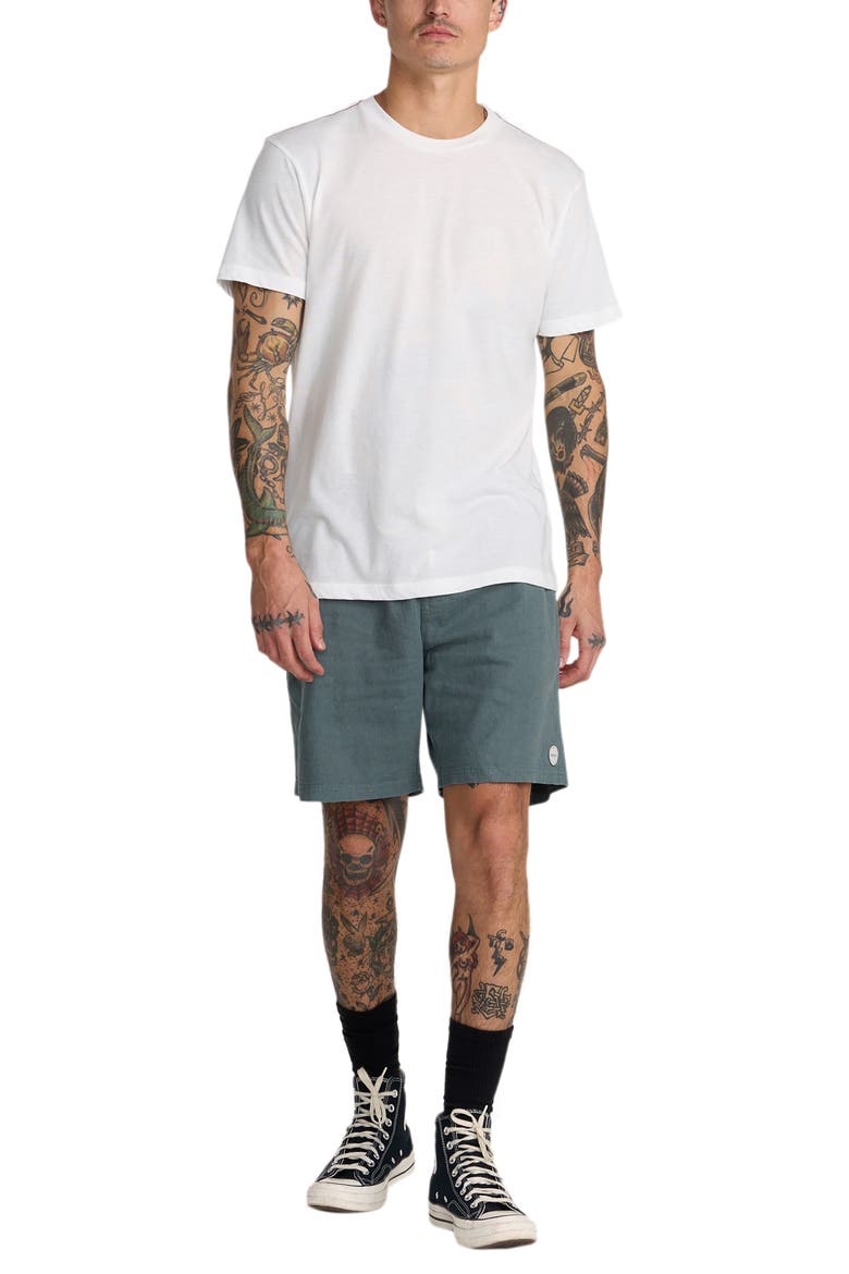 Sands Stripe Regular Fit Shorts, Alternate, color, BALSAM GREEN