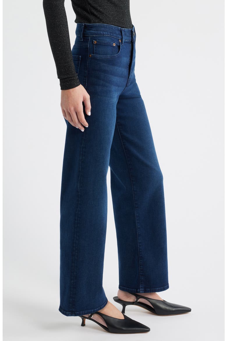 Perfect Wide-Leg Jeans, Alternate, color, KINGSTON WASH