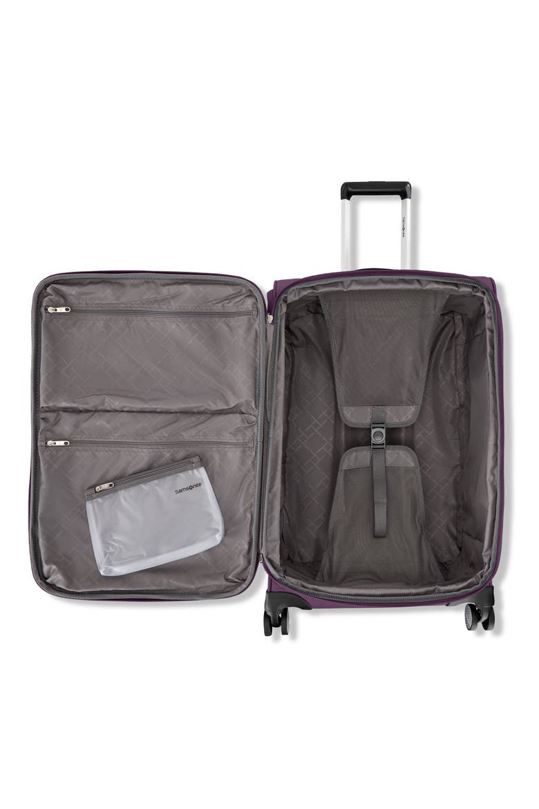 Element Softside Expandable 2 Piece (21"/29") Spinner Luggage Set, Alternate, color, Purple