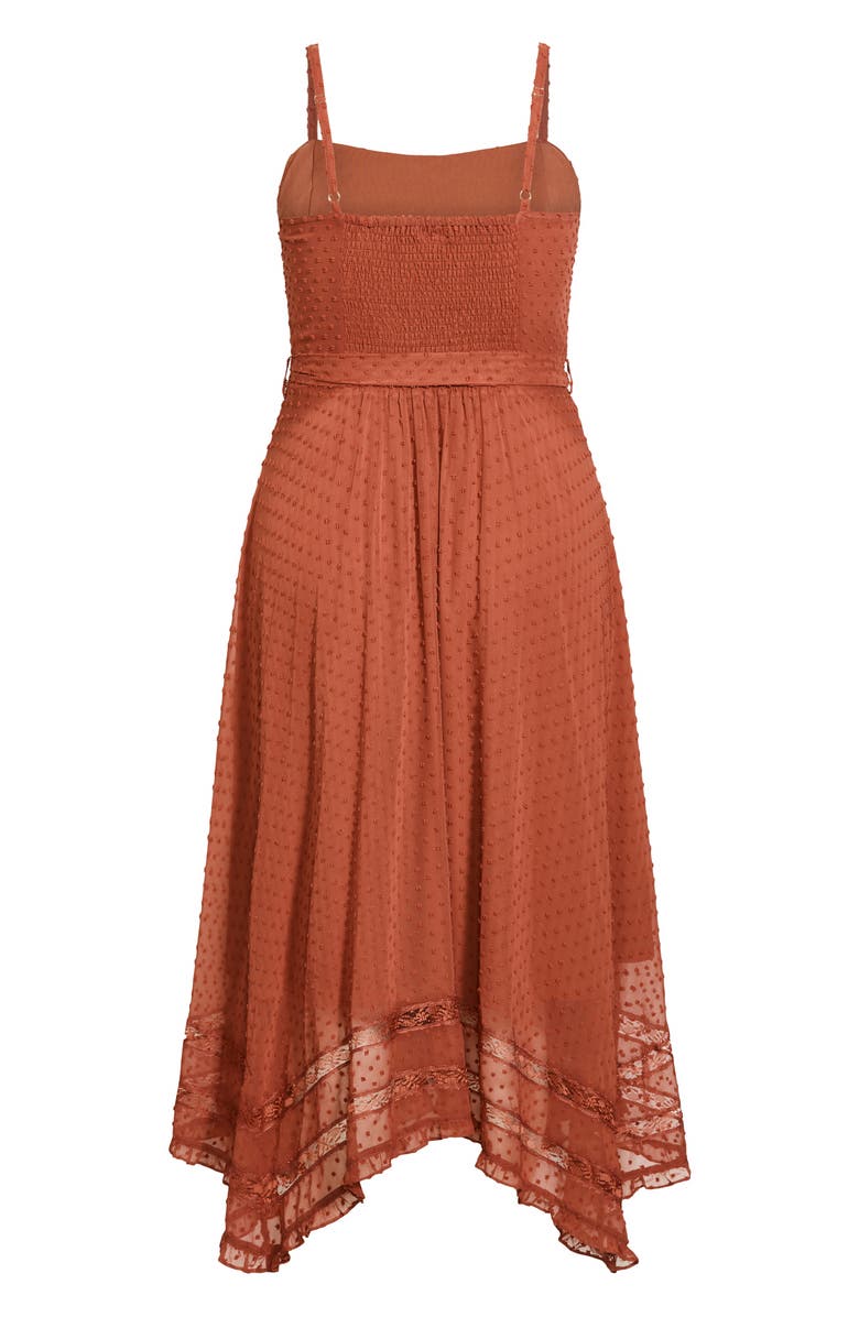 City Chic Flirty Nature Midi Dress, Alternate, color, 