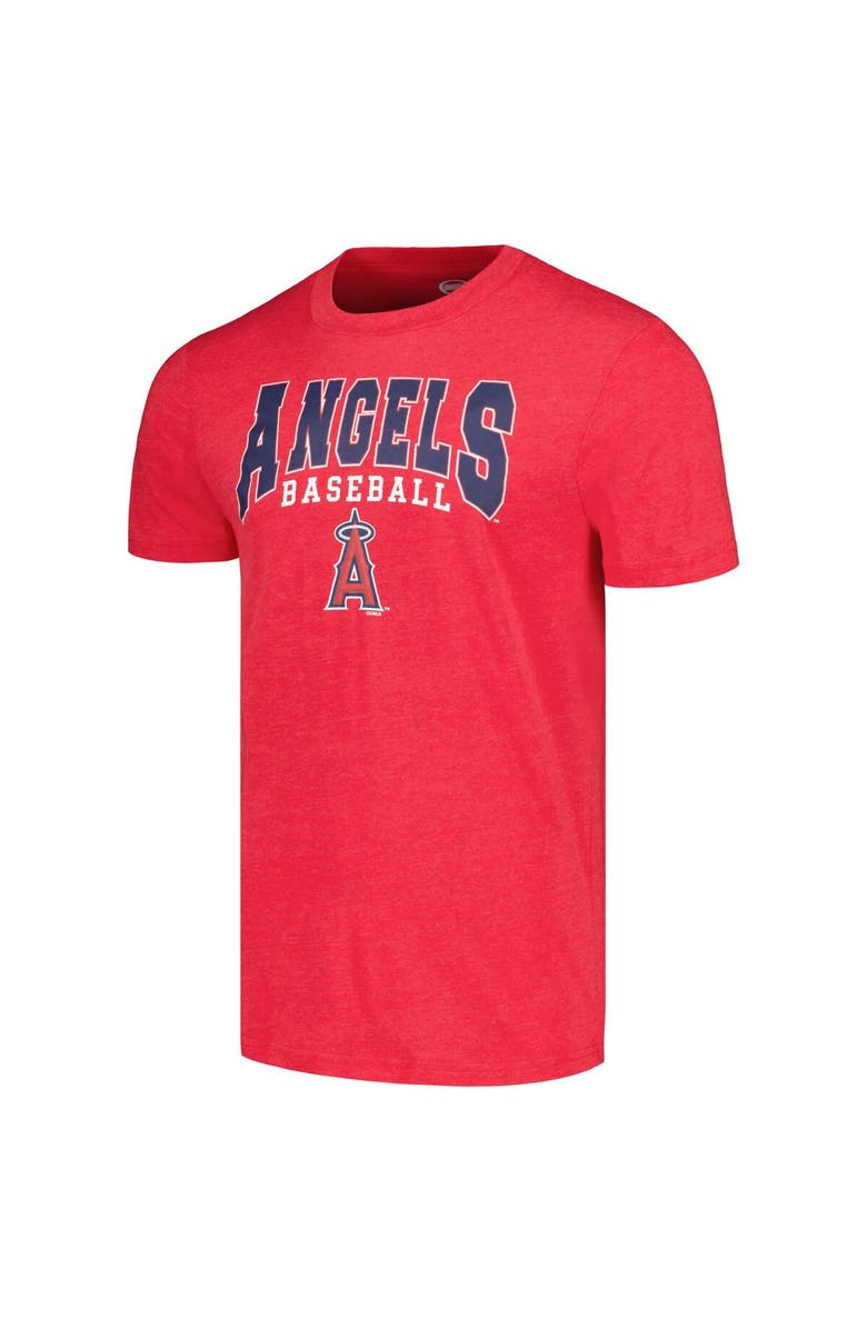 CONCEPTS SPORT Men's Concepts Sport Charcoal/Red Los Angeles Angels Meter T-Shirt & Pants Sleep Set, Alternate, color, Charcoal