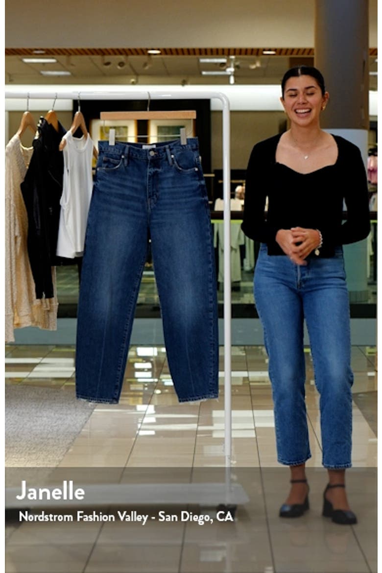 Ultra High Waist Barrel Leg Jeans video