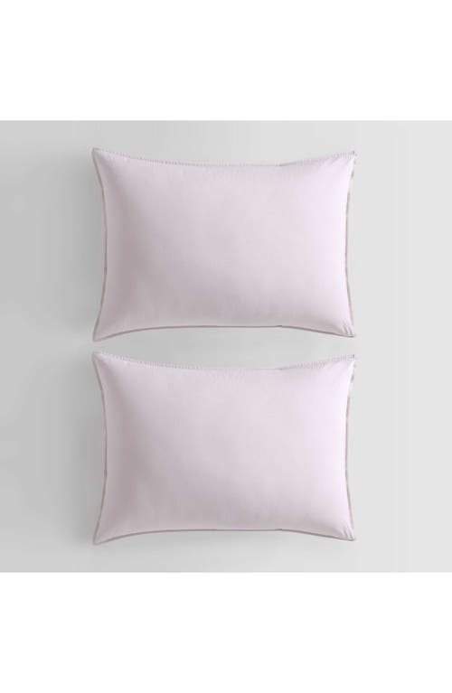 Calvin Klein Washed Percale Comforter & Sham Set In Petal Pink