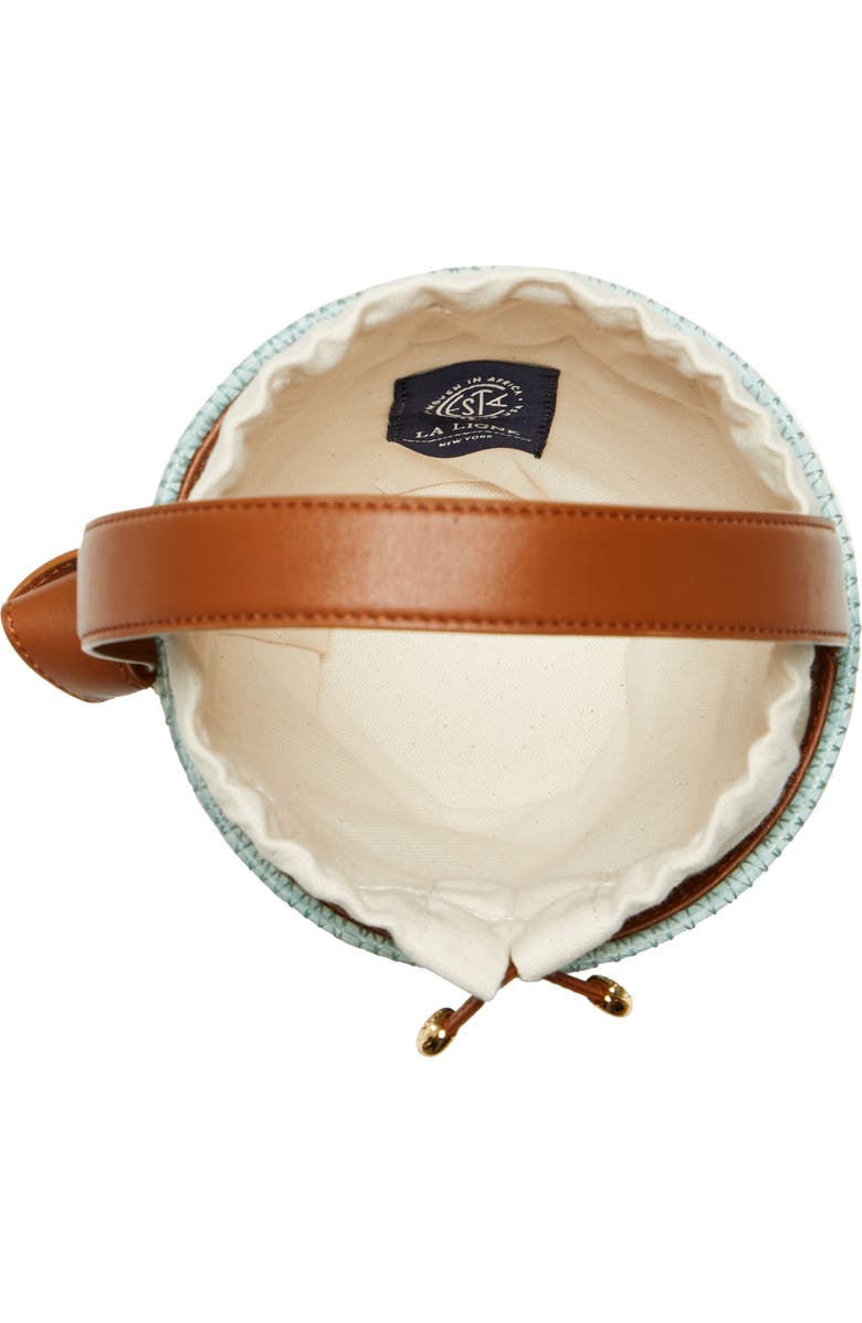 La Ligne x Cesta Lunch Pail Straw Handbag, Alternate, color,
