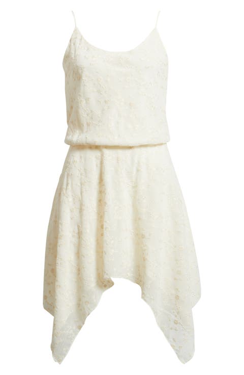 Jessamy Handkerchief Hem Minidress