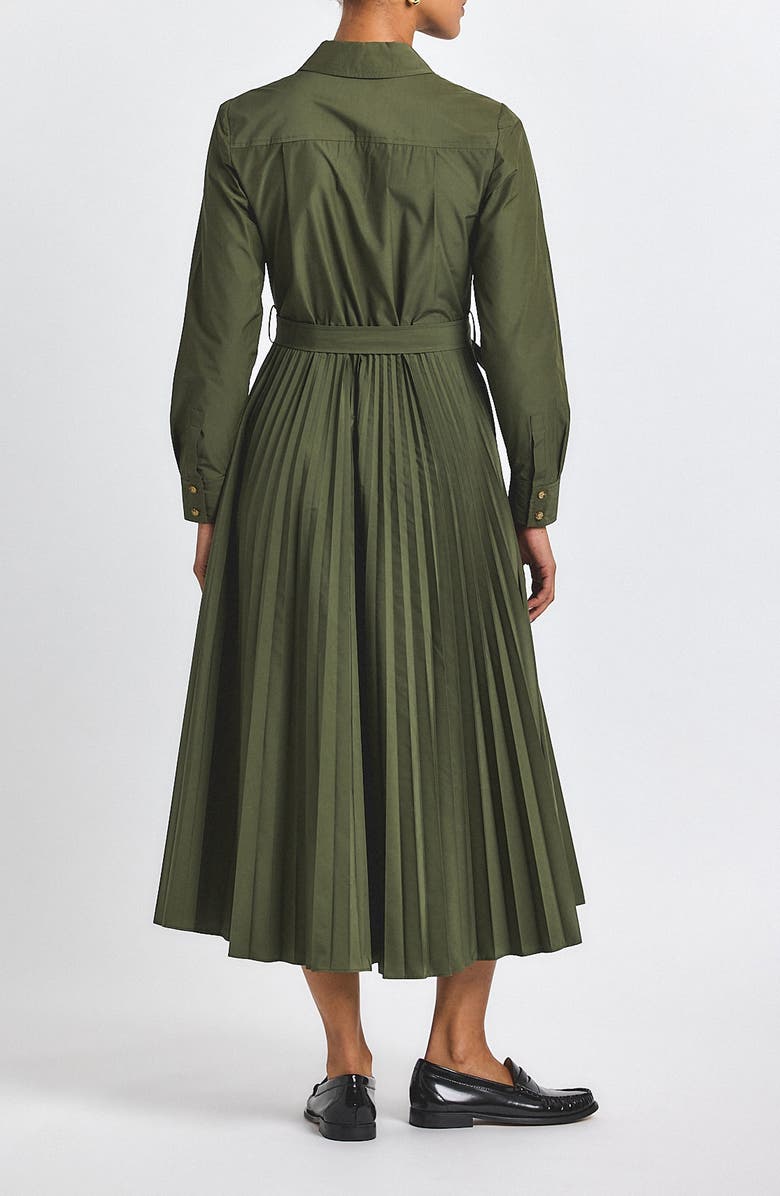 Derek Lam 10 Crosby Kenza Pleated Shirtdress, Alternate, color, 