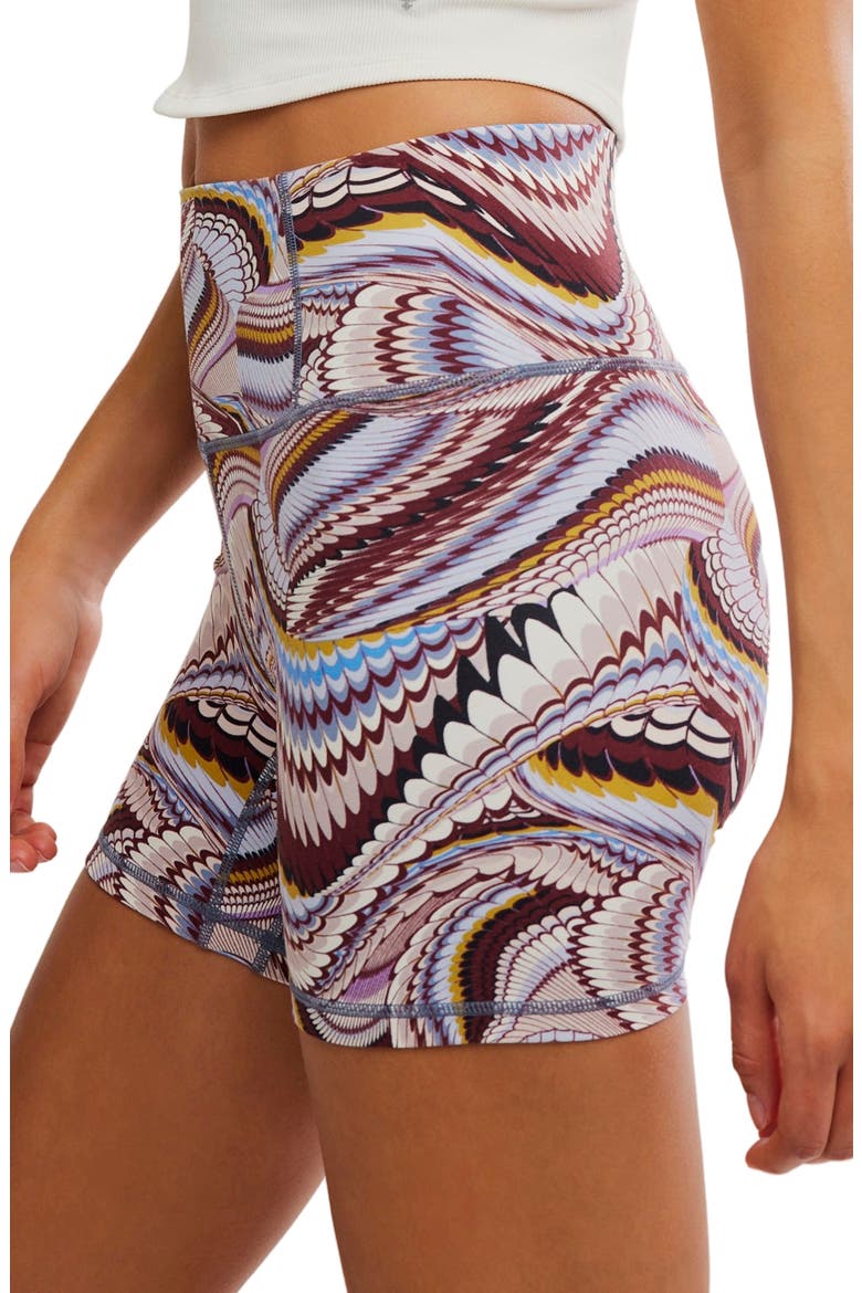 FP Movement Printed Never Better Bike Shorts, Alternate, color, TWILIGHT SWIRL COMBO