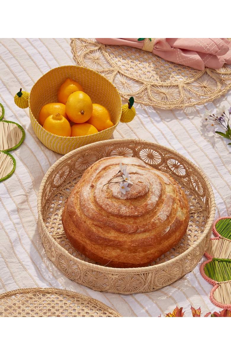 Coro Cora Circles Tray-Natural, Alternate, color, Natural