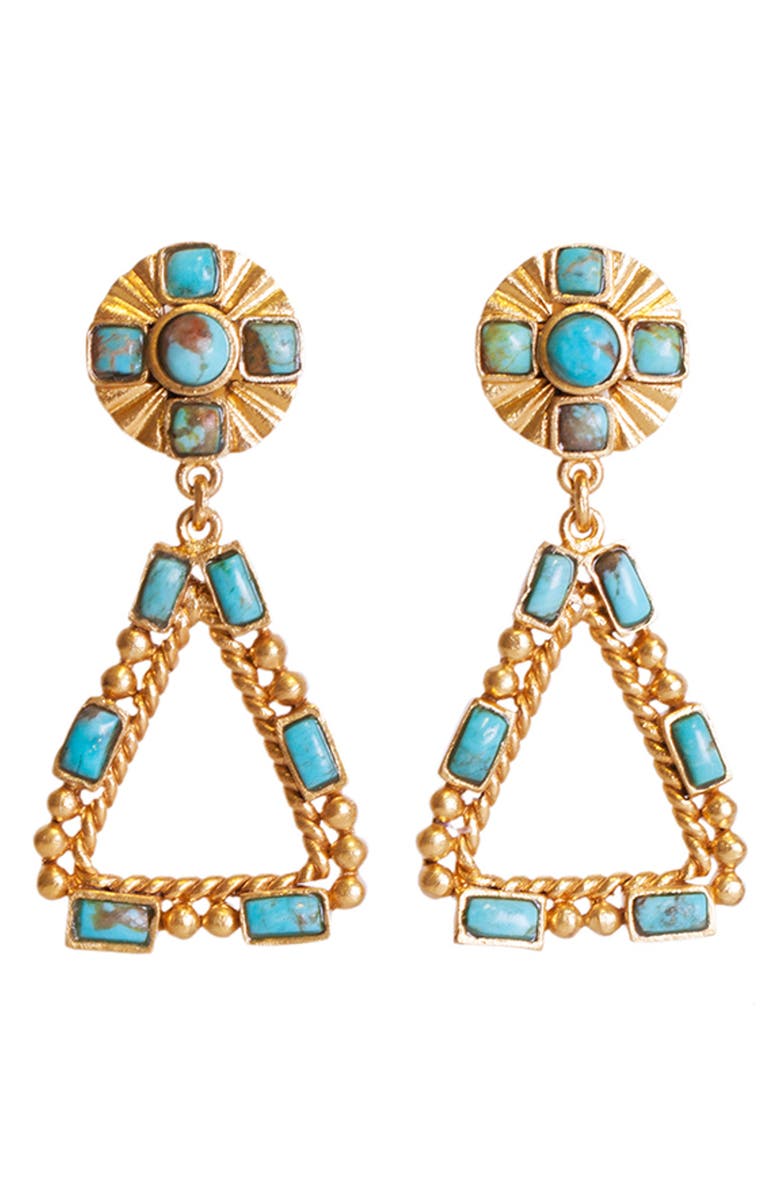 Christina Greene Southwestern Chandelier Drop Earrings, Main, color, 