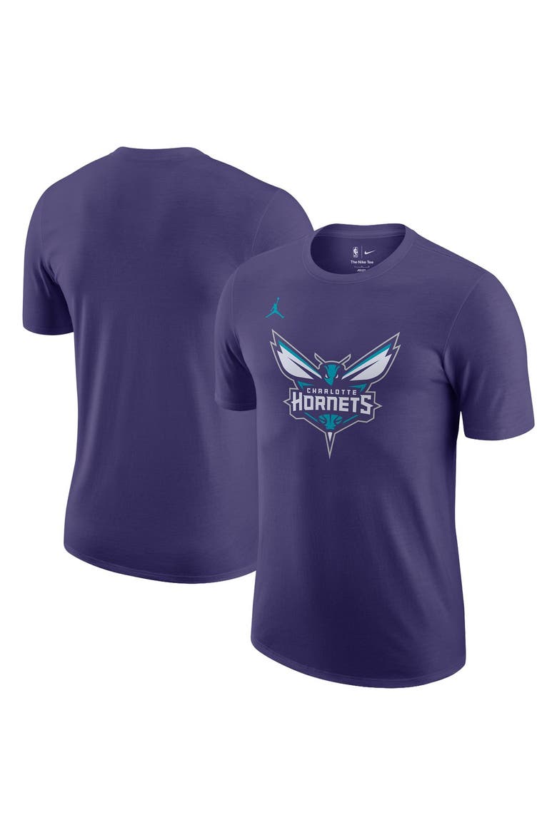 Men's Nike Purple Charlotte Hornets Essential T-Shirt, Main, color, Purple