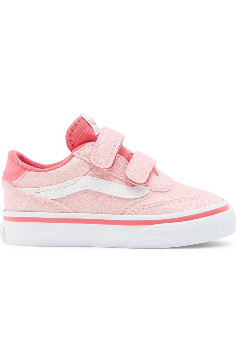Vans Kids' Brooklyn Sneaker, Alternate, color, Glitter Candied Pink