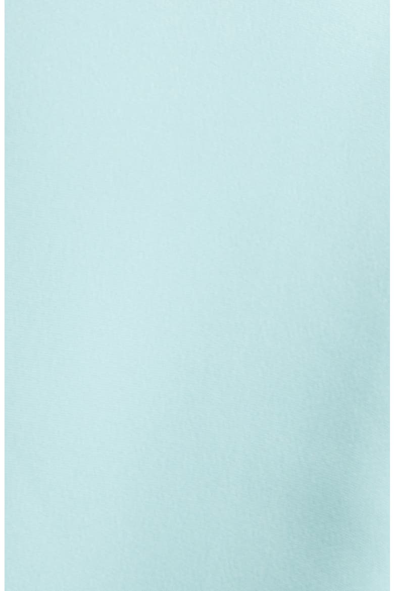 Draped V-Neck Midi Dress, Alternate, color, AQUAMARINE