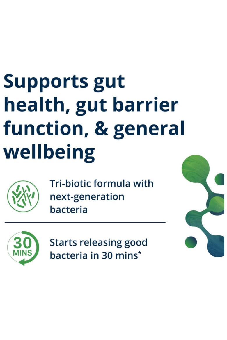 UltraFlora Triplebiotic Prebiotic Probiotic Postbiotic Gut Health Supplement 30 Capsules, Alternate, color, None