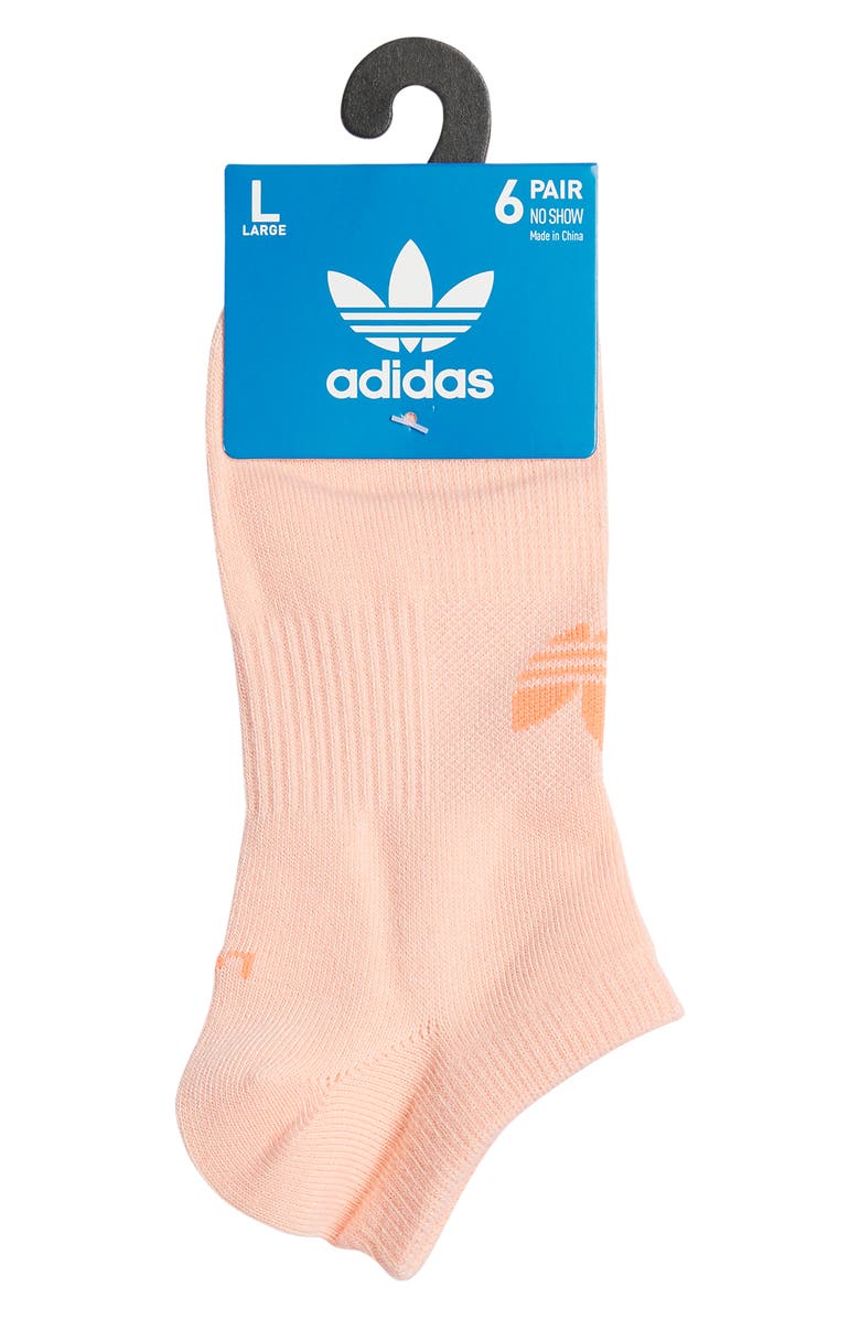 adidas Assorted 6-Pack Superlite No-Show Socks, Alternate, color, 