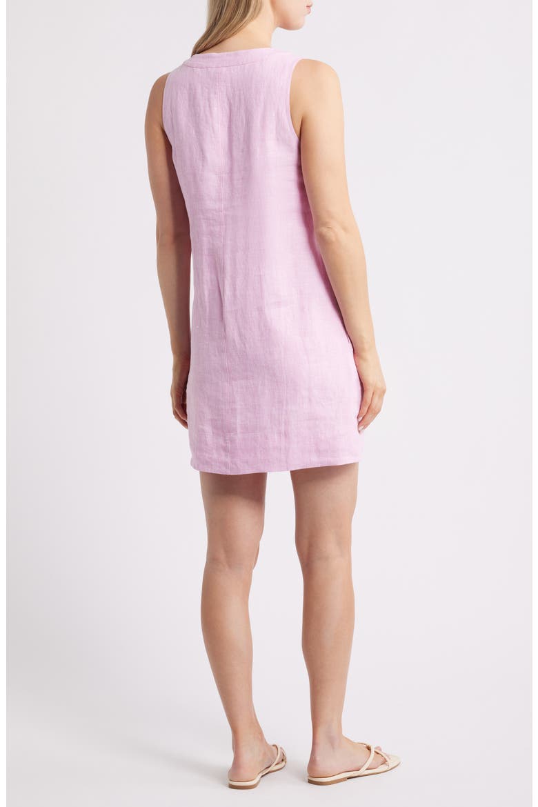 Two Palms Sleeveless Linen Shift, Alternate, color, LILAC CHIFFON