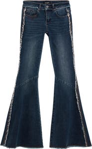 Desigual Embroidery Trim Flare Jeans