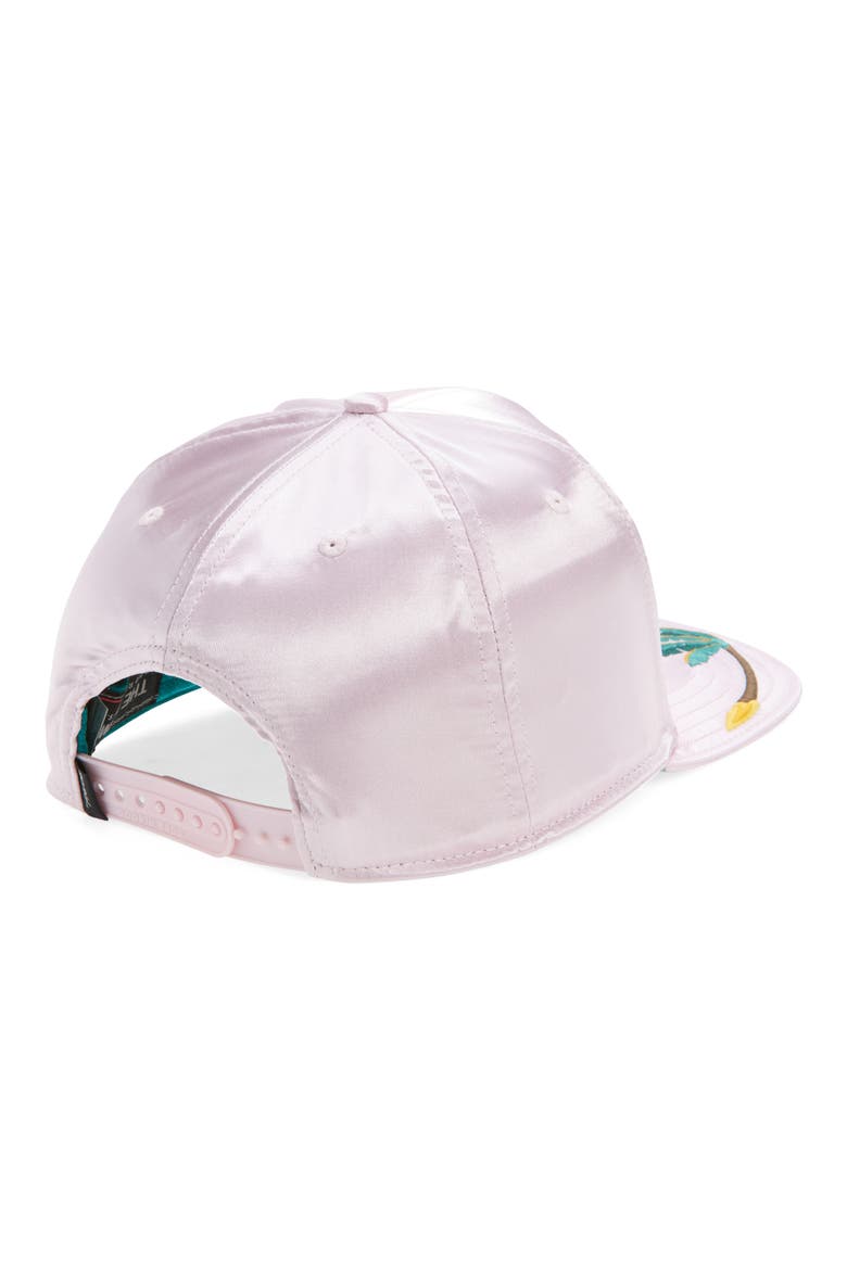 Dyrty Myrtle Adjustable Snapback Cap, Alternate, color, CORAL PINK