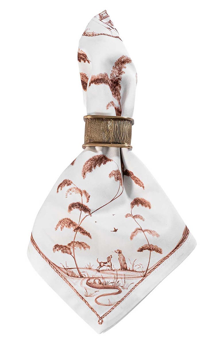 Juliska Country Estate Harvest Set of 4 Napkins, Alternate, color,