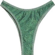 Kulani Kinis Blanket Stitch High Leg Vintage Bikini Bottoms