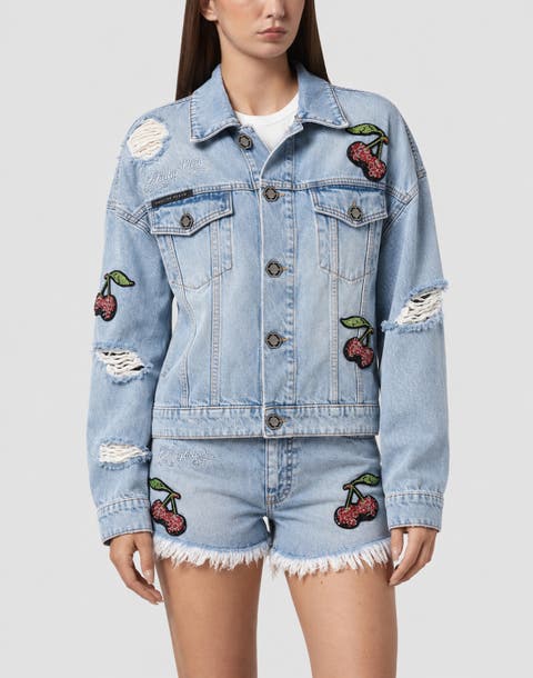 Denim Regular Jacket Cherrylicious Women