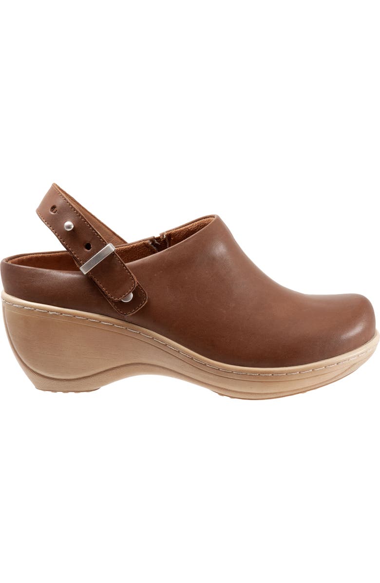 SoftWalk<sup>®</sup> Marquette Clog, Alternate, color, Saddle Leather