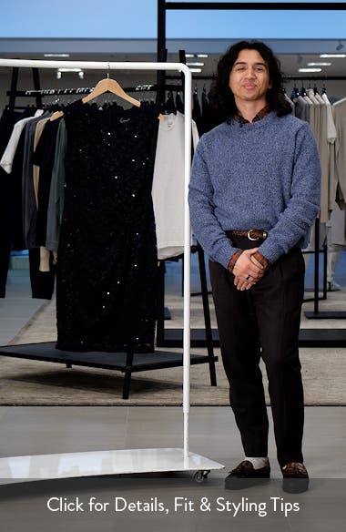 Connected Apparel Sequin Lace Sheath Dress Connected Apparel