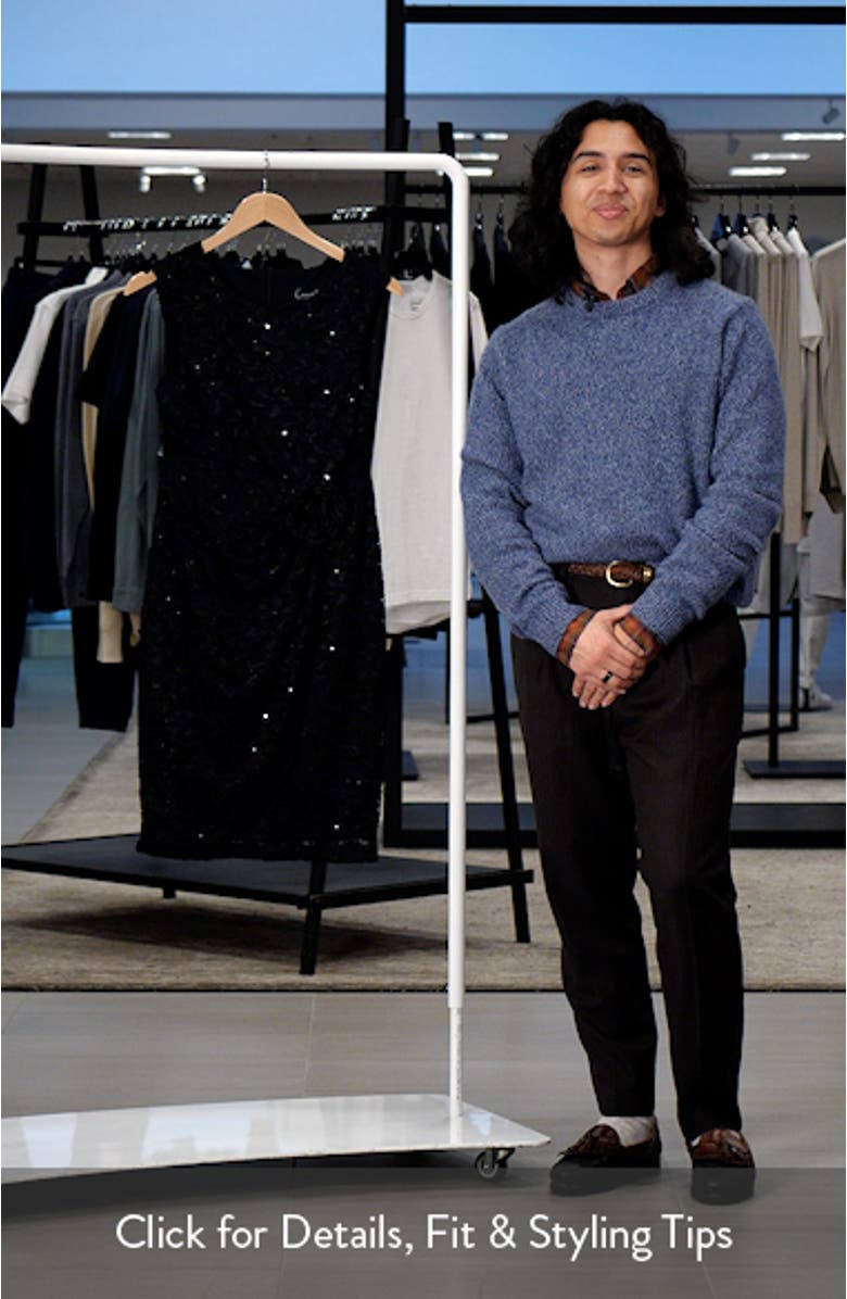 Sequin Lace Sheath Cocktail Dress, sales video thumbnail