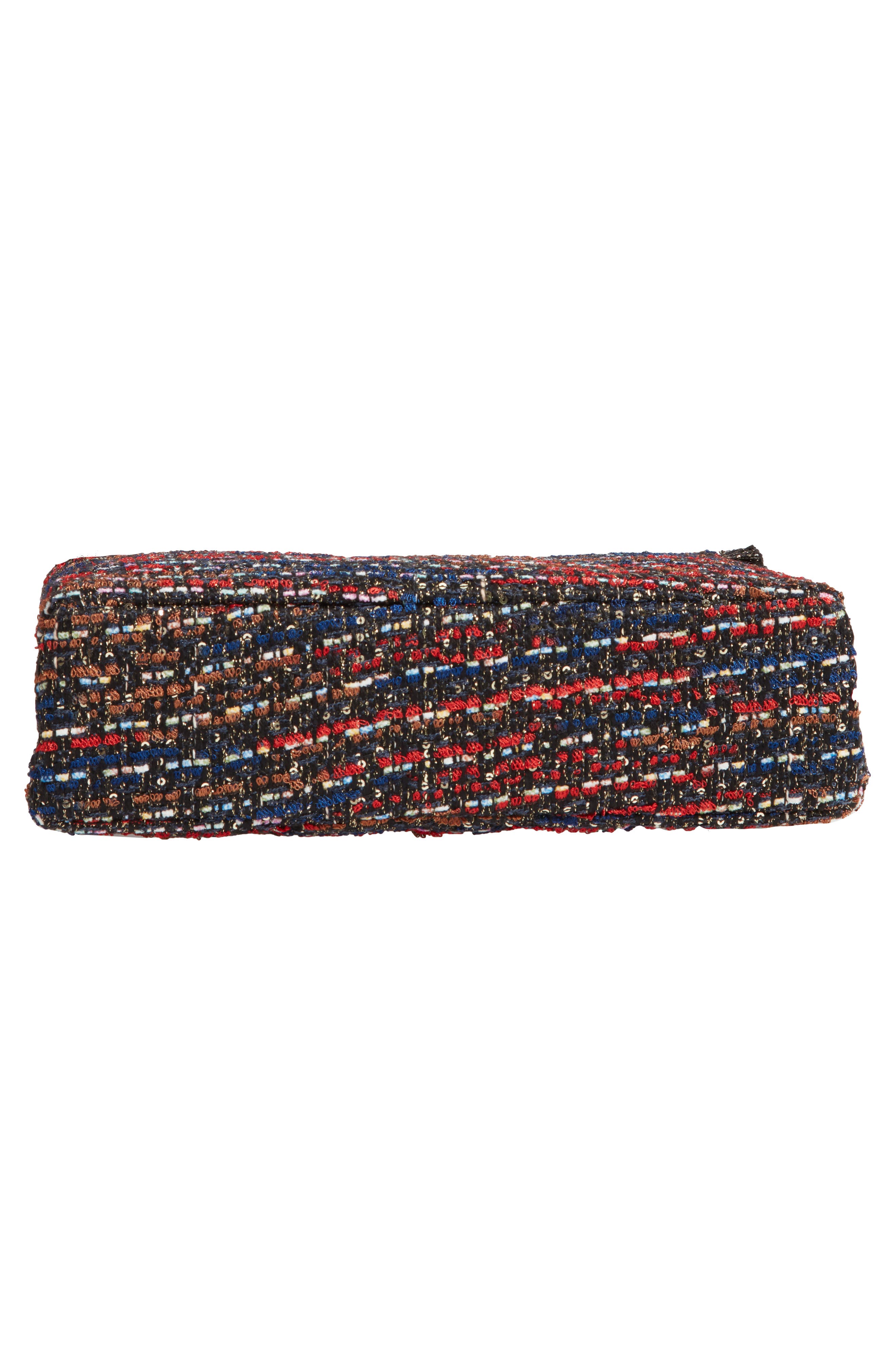 Large Kensington Tweed Shoulder Bag, Alternate, color, RED COMB