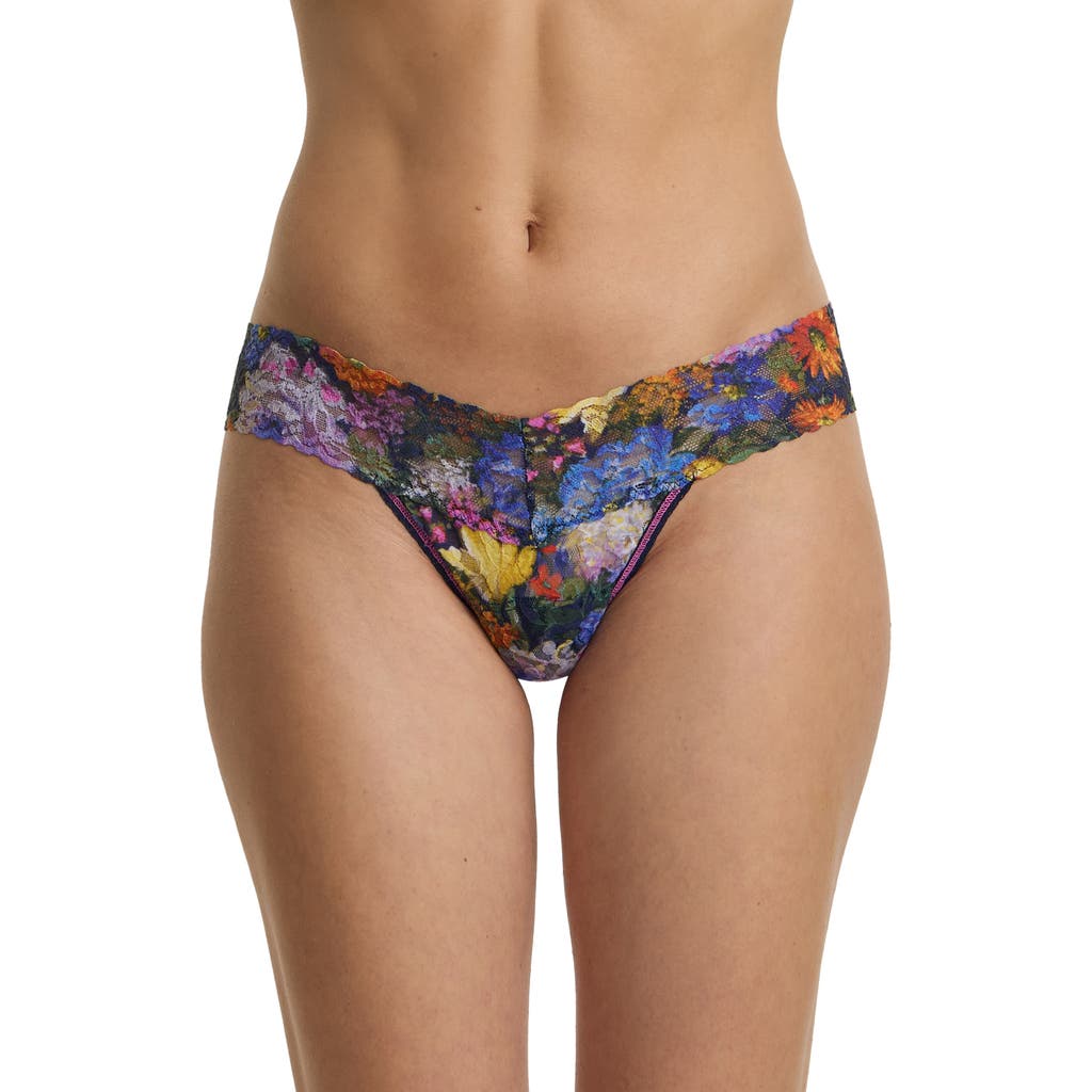 Hanky Panky Print Low Rise Thong In Multi