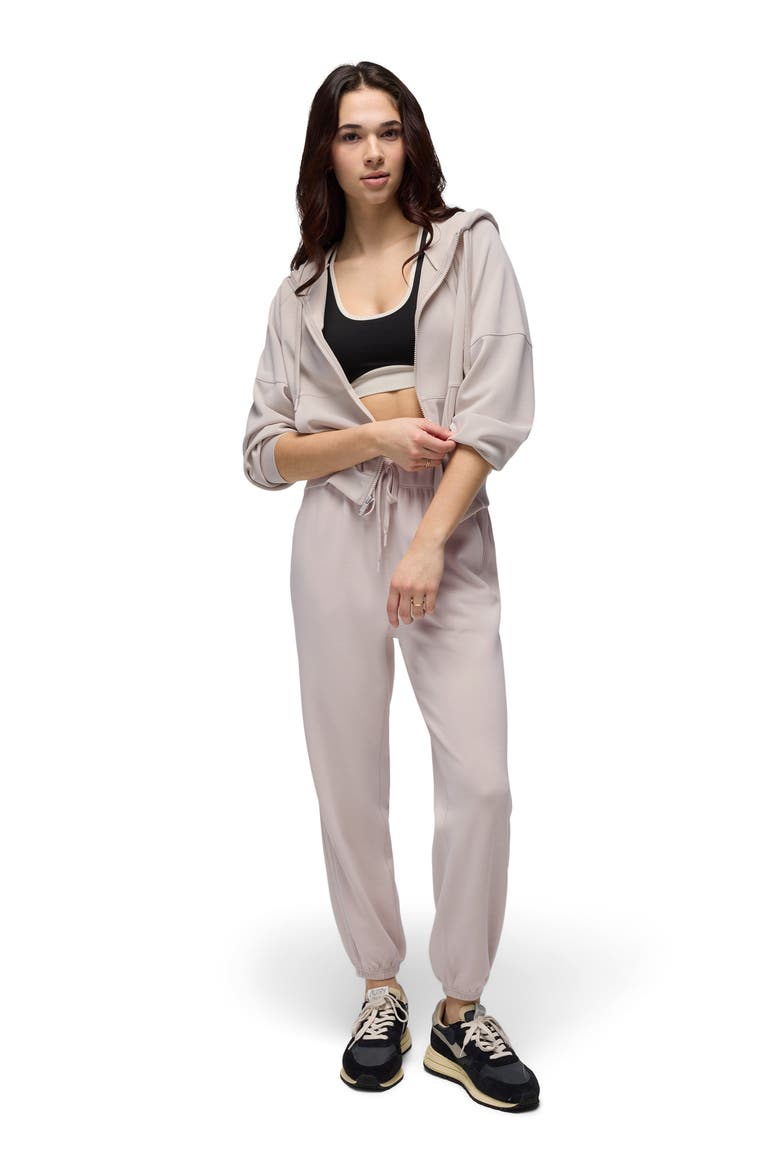 Shea Full Zip Hoodie, Alternate, color, ALMOND