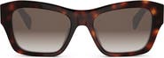 CELINE Triomphe 54mm Butterfly Sunglasses