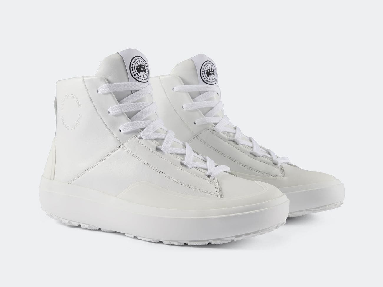 Men's Ossington High Sneaker, Alternate, color, White