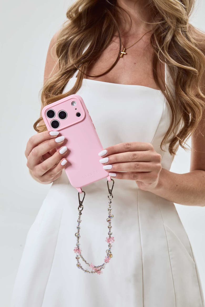 Eva Phone Chain Set, Alternate, color, Blush - iPhone 17 Pro Max