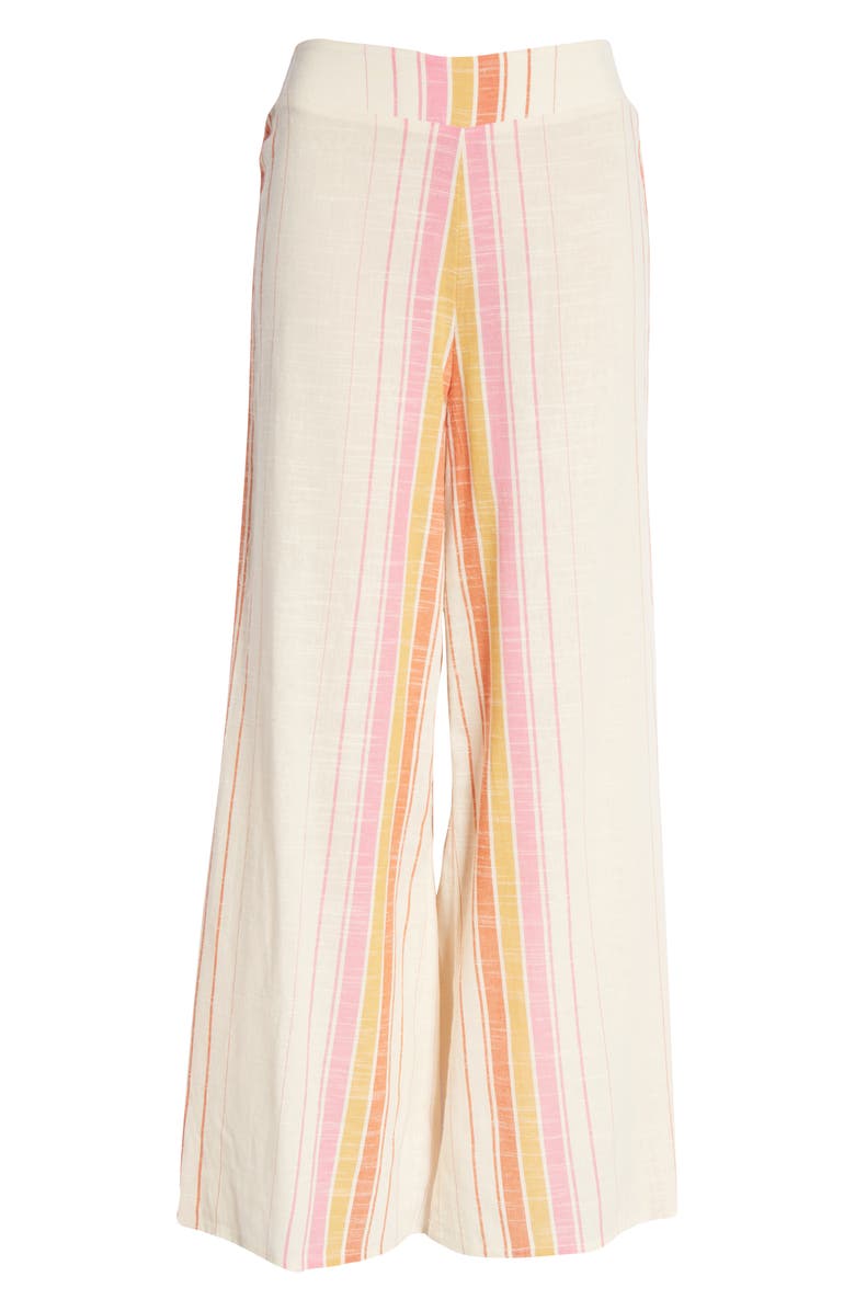 Rip Curl Locals Only Stripe Wide Leg Pants, Alternate, color, 